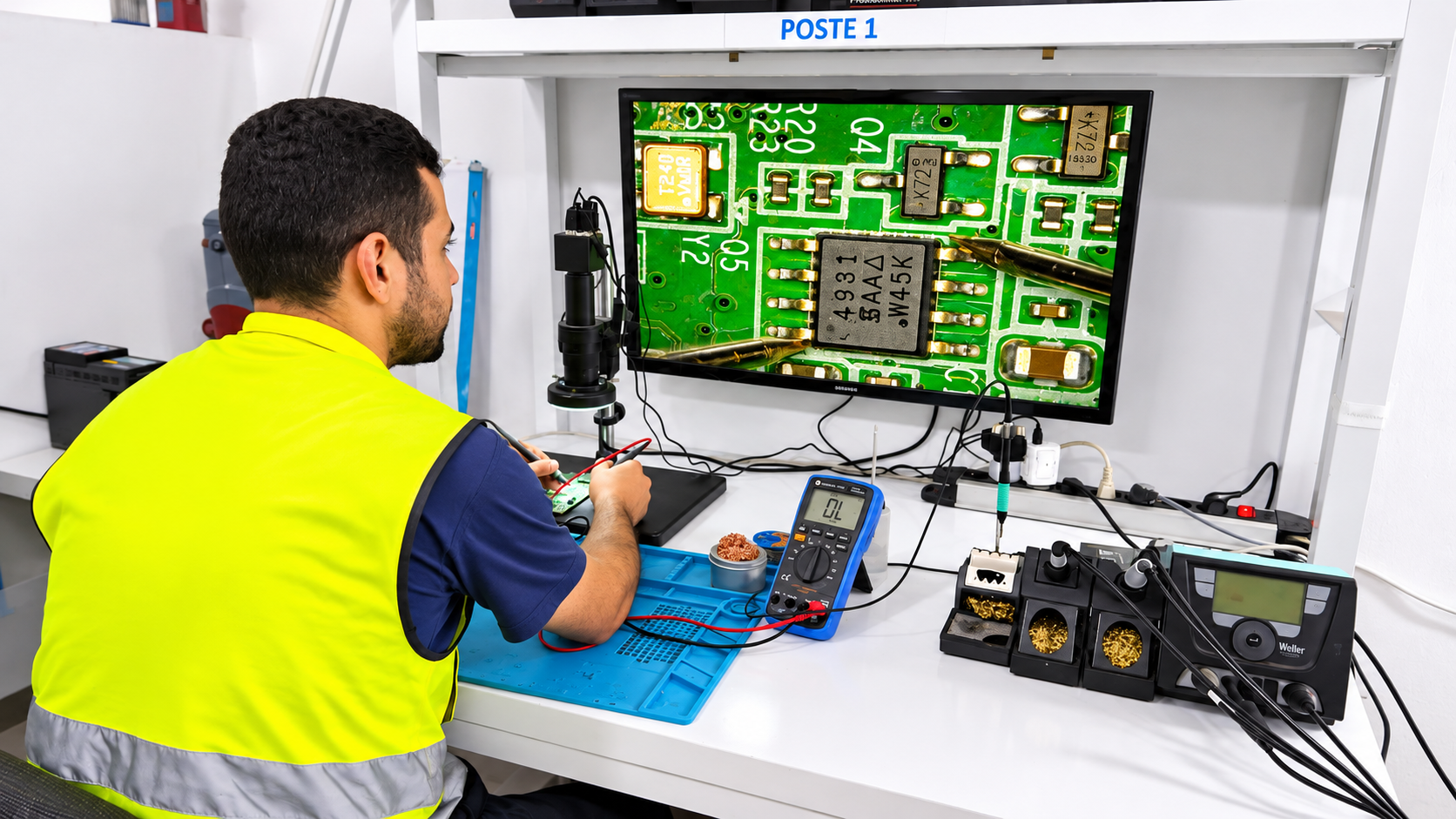 Poste de travail électronique AT1